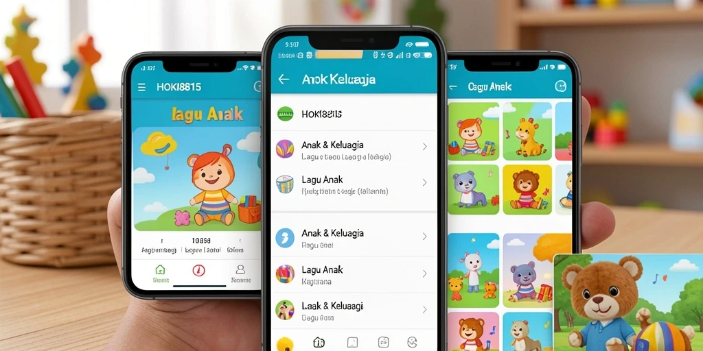 Antarmuka HOKI8815 yang penuh warna dan ramah anak.