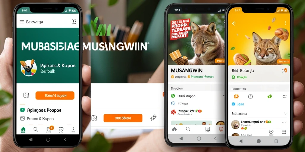 Tampilan antarmuka MUSANGWIN yang intuitif dan menarik.